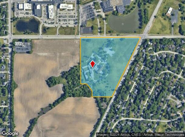  20300 Governors Hwy, Olympia Fields, IL Parcel Map