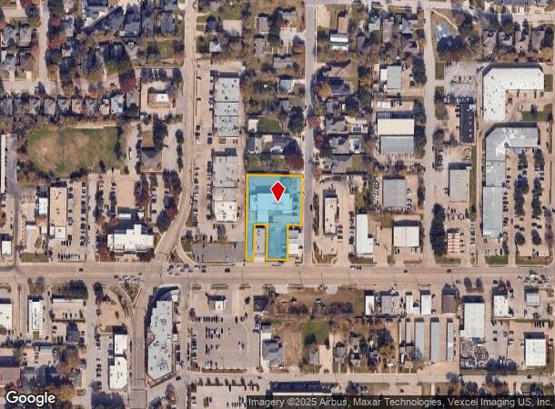 201 N Starnes St, Grapevine, TX Parcel Map