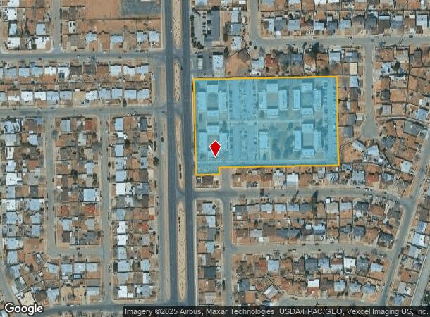 10550 Mccombs St, El Paso, TX Parcel Map