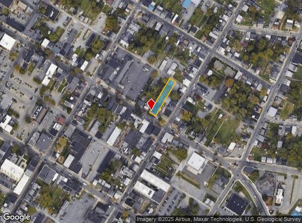 136 E Franklin St, Hagerstown, MD Parcel Map