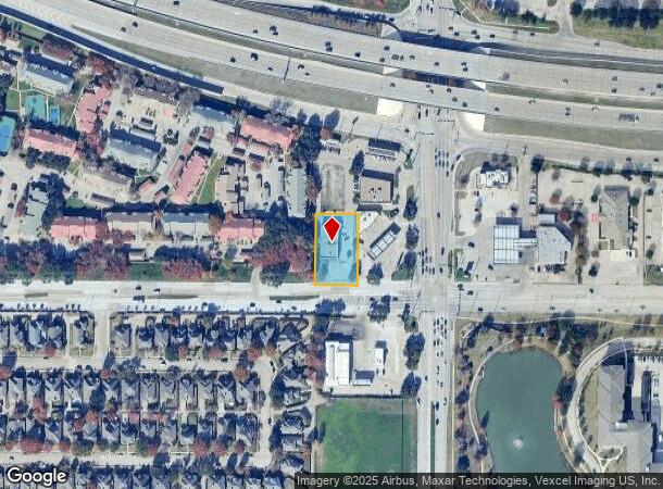  7877 Frankford Rd, Dallas, TX Parcel Map