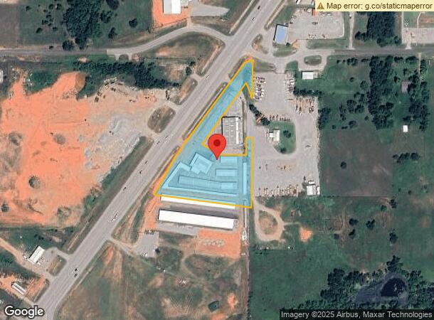  822 W Veterans Memorial Hwy, Blanchard, OK Parcel Map