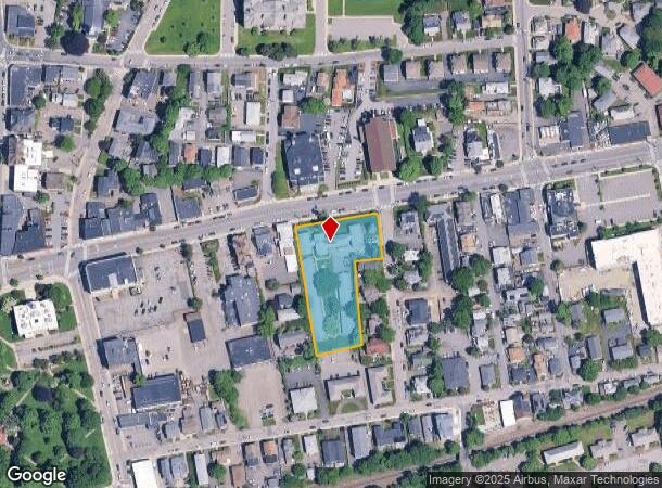542 Main St, Waltham, MA Parcel Map