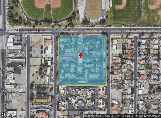  69155 Dinah Shore Dr, Cathedral City, CA Parcel Map