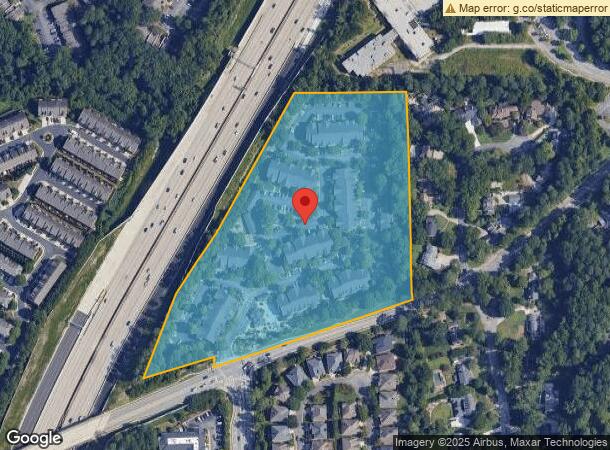  1000 Spalding Dr, Atlanta, GA Parcel Map