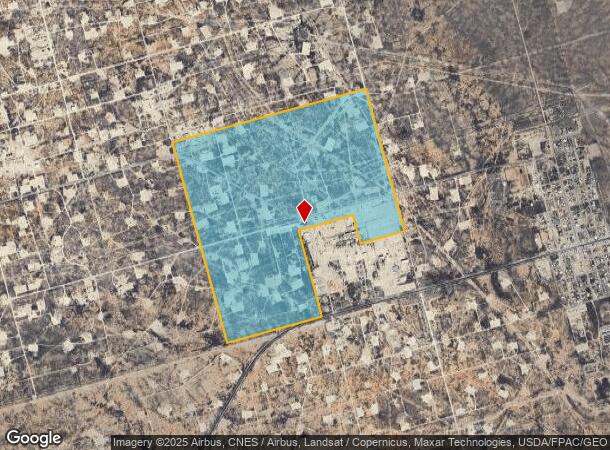  1099 N Scharbauer St, Goldsmith, TX Parcel Map