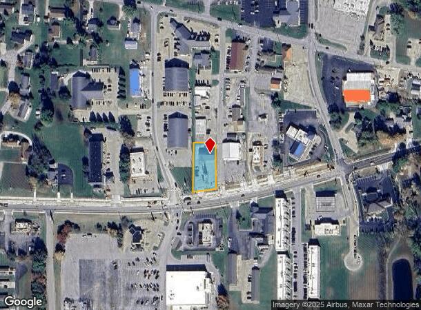  1912 E National Hwy, Washington, IN Parcel Map