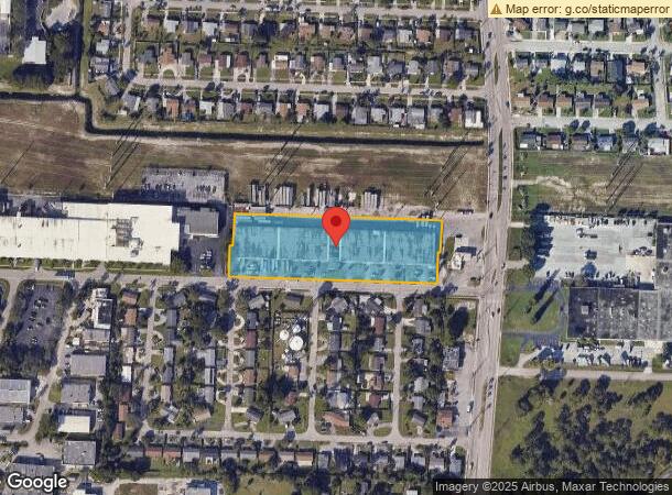  1307 Hill Ave, West Palm Beach, FL Parcel Map