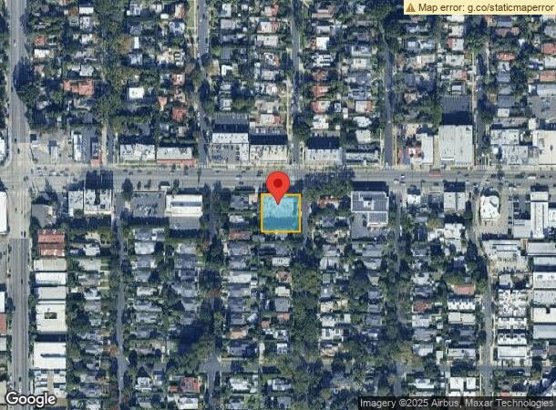  7750 W Sunset Blvd, Los Angeles, CA Parcel Map