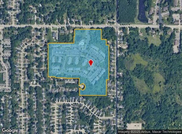  1500 Knapp St Ne, Grand Rapids, MI Parcel Map