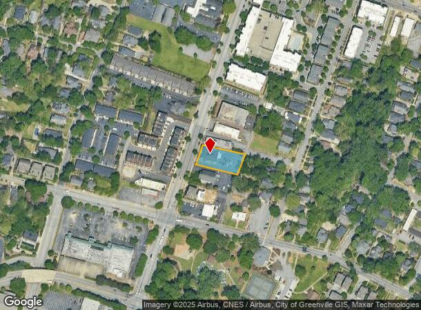  610 N Main St, Greenville, SC Parcel Map