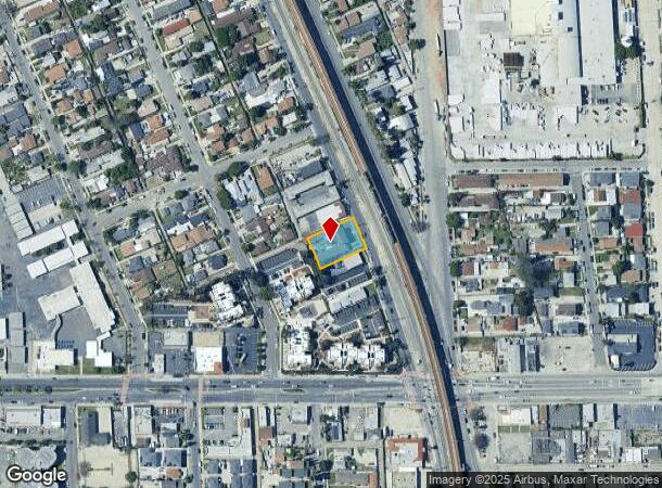  1301 N Willowbrook Ave, Compton, CA Parcel Map