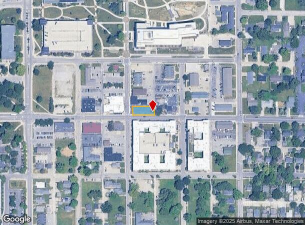 1612 W University Ave, Muncie, IN Parcel Map