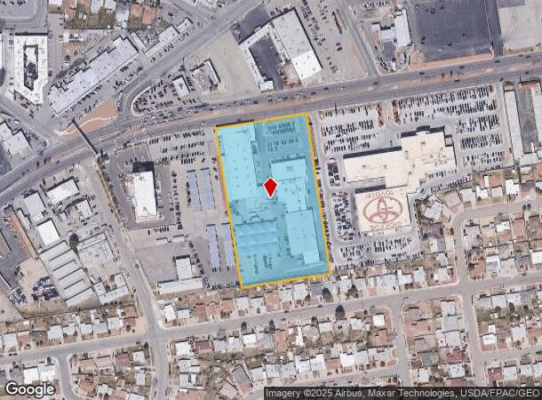  6318 Montana Ave, El Paso, TX Parcel Map