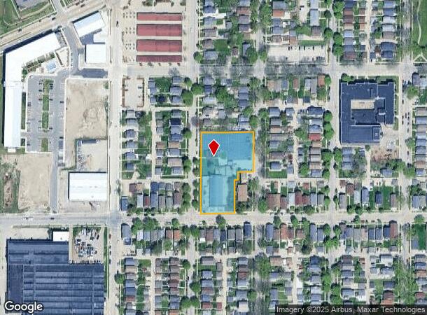  1642 S 65Th St, Milwaukee, WI Parcel Map