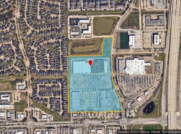 2810 Business Center Dr, Pearland, TX Parcel Map