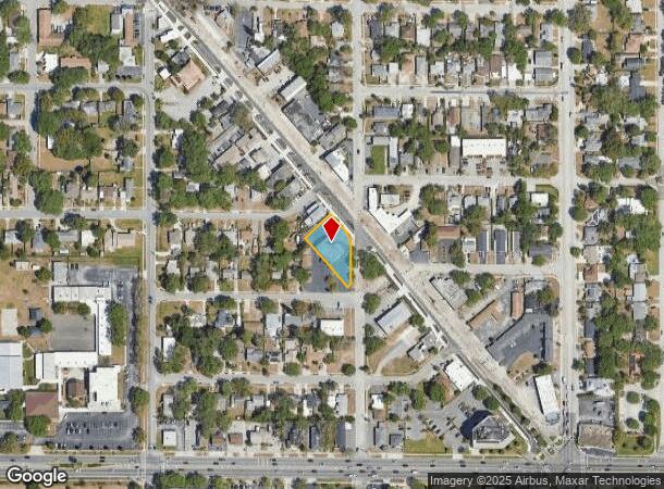  1463 Gulf To Bay Blvd, Clearwater, FL Parcel Map