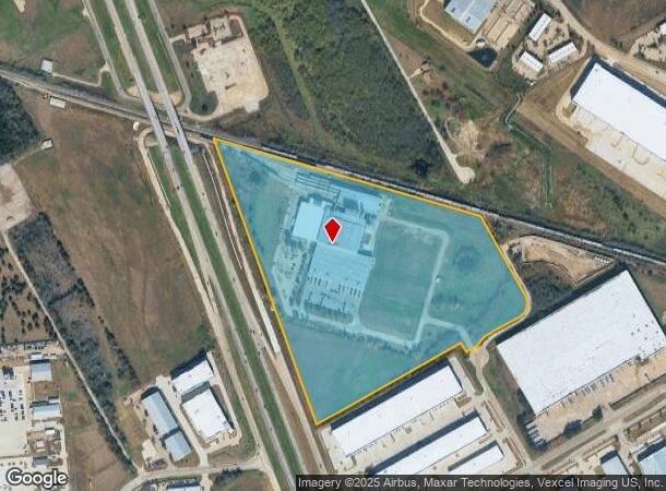 100 S Mitchell Rd, Mansfield, TX Parcel Map