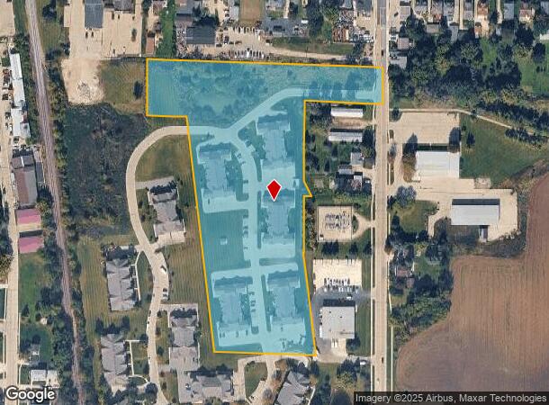 W206n16668 Blackberry Cir, Jackson, WI Parcel Map