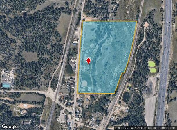 8820 Spruce Mountain Rd, Larkspur, CO Parcel Map