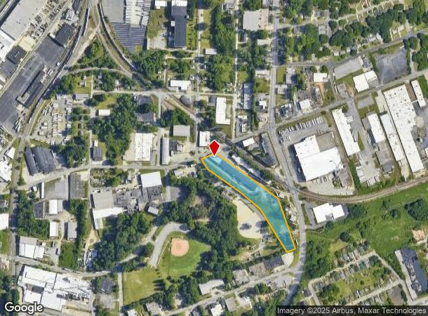817 W Ward Ave, High Point, NC Parcel Map