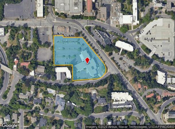  110 W Cliff Dr, Spokane, WA Parcel Map