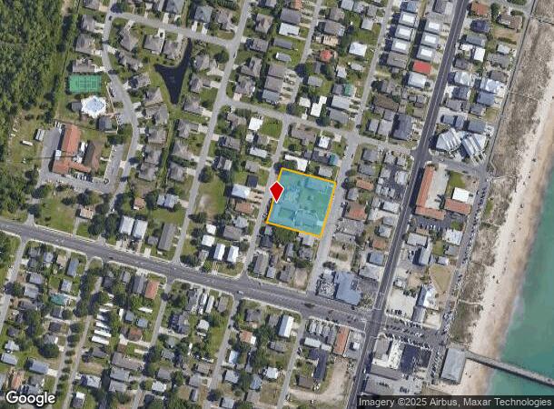 129 Third Ave N, Kure Beach, NC Parcel Map