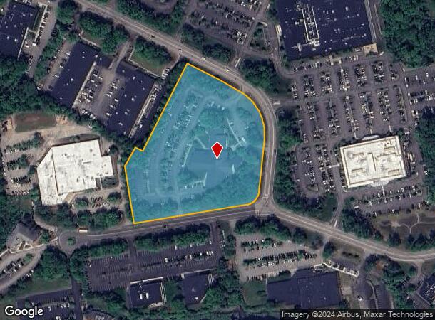  120 Longwater Dr, Norwell, MA Parcel Map