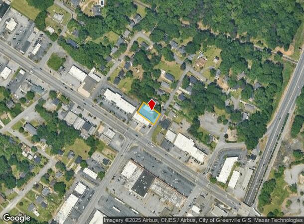  3 Jervey Ave, Greenville, SC Parcel Map