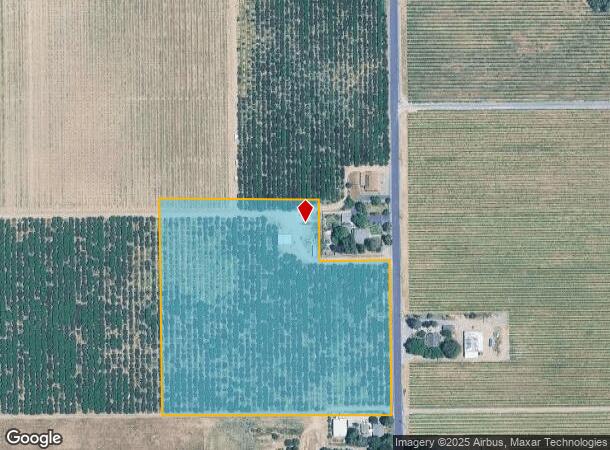  15809 N Locust Tree Rd, Lodi, CA Parcel Map