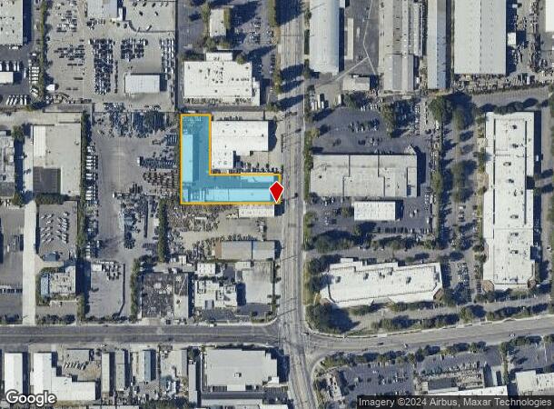  2560 Lafayette St, Santa Clara, CA Parcel Map