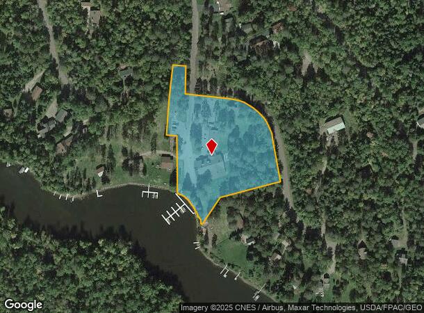  9404 N Dun Rovin Rd, Hayward, WI Parcel Map