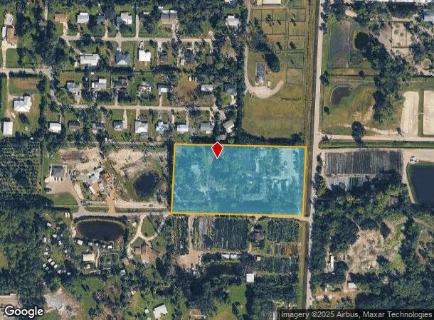 2201 D Rd, Loxahatchee, FL Parcel Map