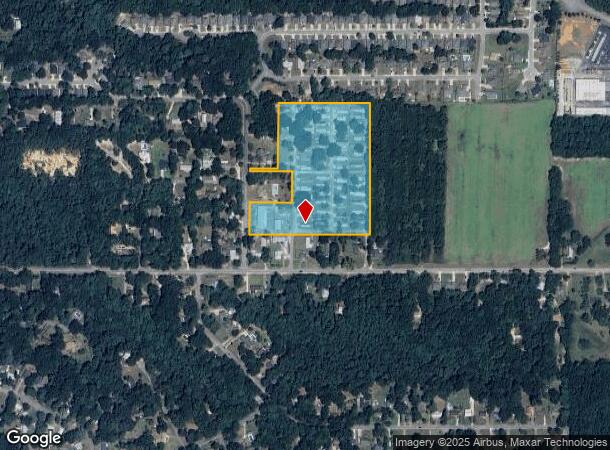  1105 Whispering Pines Rd, Daphne, AL Parcel Map