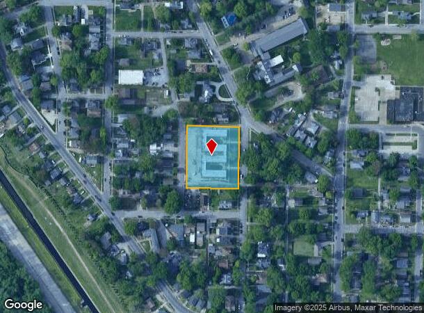 1407 Howard St, Evansville, IN Parcel Map