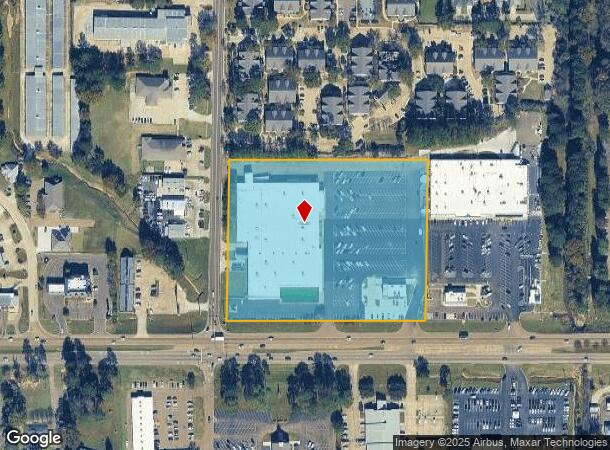  5709 Highway 80 E, Pearl, MS Parcel Map