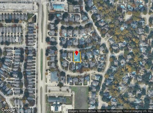2916 Chalfont Ln, Plano, TX Parcel Map