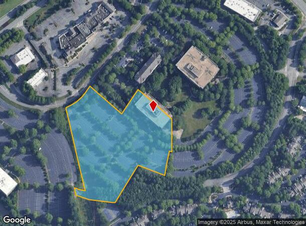  4005 Windward Plz, Alpharetta, GA Parcel Map