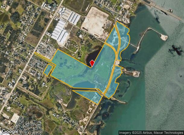 1429 Laguna Shores Rd, Corpus Christi, TX Parcel Map