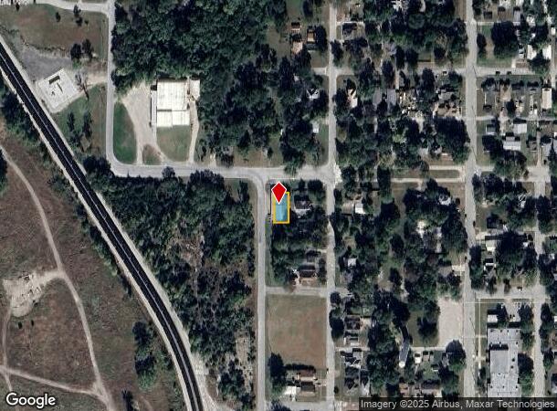  1912 Gabriel Ave, Parsons, KS Parcel Map