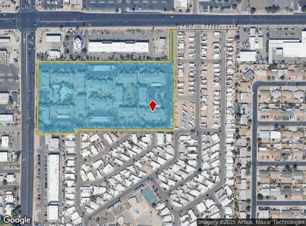 445 S Dobson Rd, Mesa, AZ Parcel Map