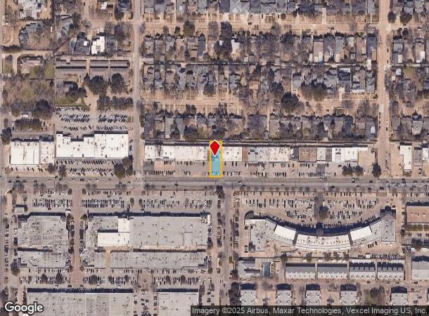  5541 W Lovers Ln, Dallas, TX Parcel Map