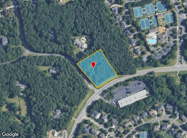 265 Five Acre Rd, Alpharetta, GA Parcel Map