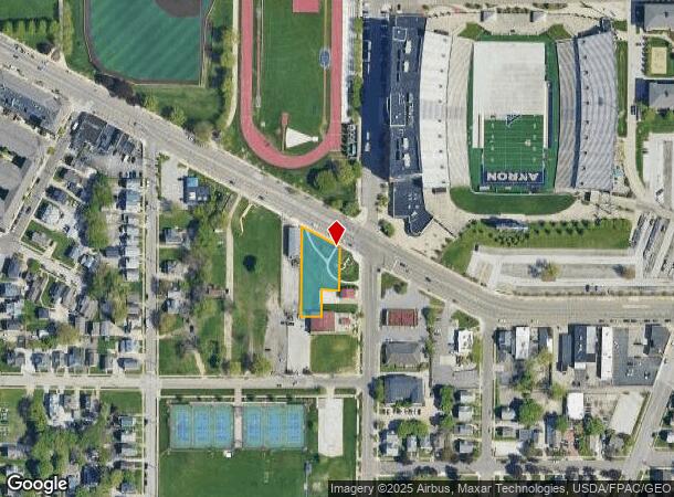  372 E Exchange St, Akron, OH Parcel Map