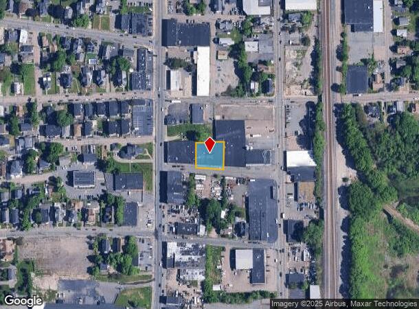  16 Rosseter St, Brockton, MA Parcel Map