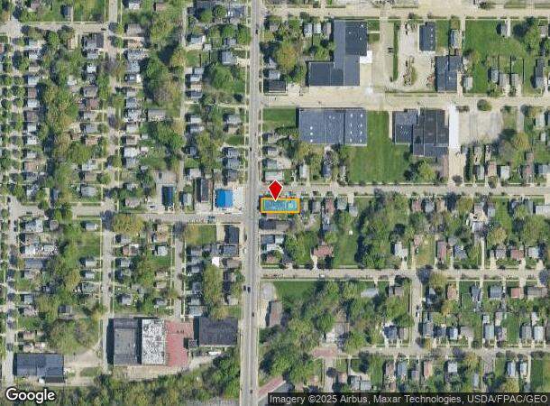  871 Brown St, Akron, OH Parcel Map