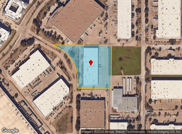  2920 Commodore Dr, Carrollton, TX Parcel Map