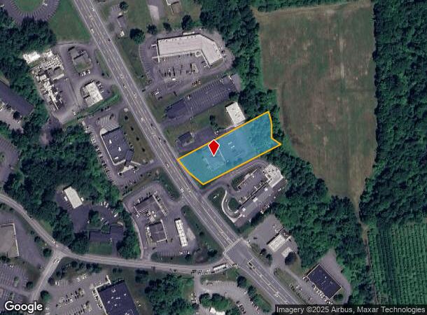  1593 Route 9, Halfmoon, NY Parcel Map