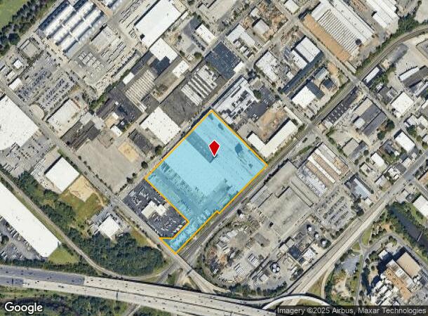 1601 Wicomico St, Baltimore, MD Parcel Map