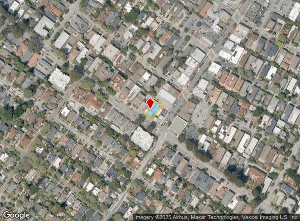 1204 El Camino Real, Burlingame, CA Parcel Map